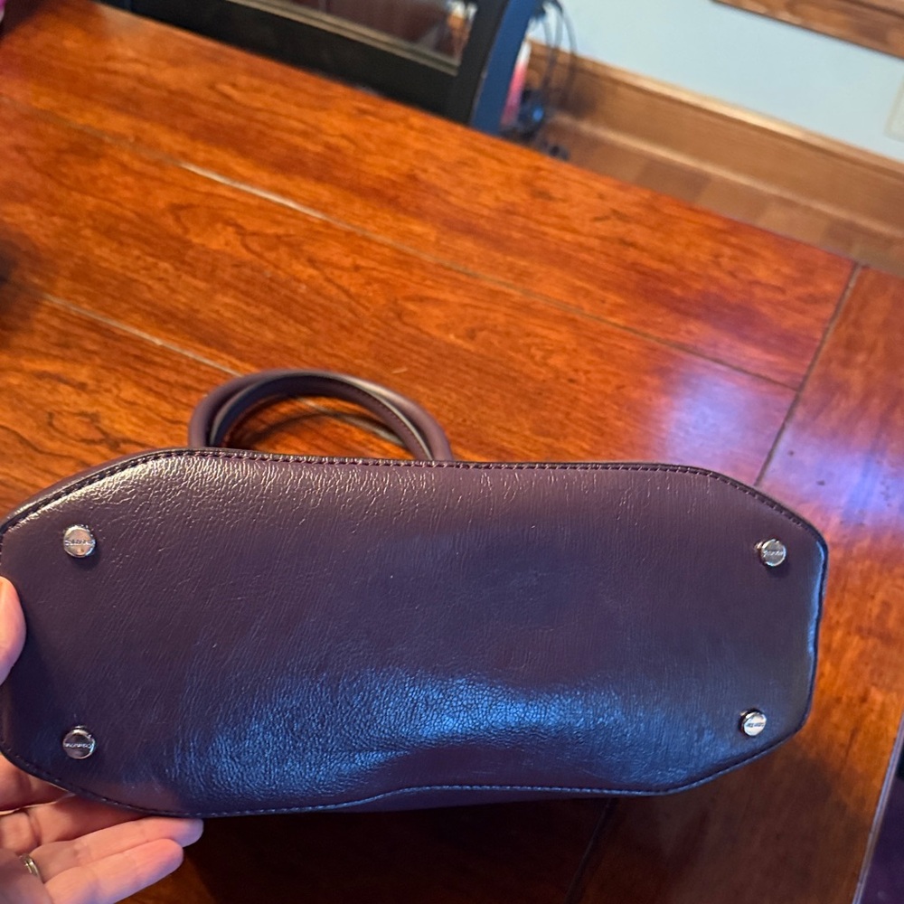 Calvin Klein Deep Purple Satchel - Picture 5 of 8